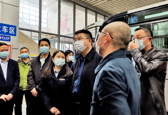 李松殿一行督導南昌長途汽車站疫情防控、春運安全生產(chǎn)工作